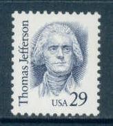 2185 29c Jefferson Fine MNH