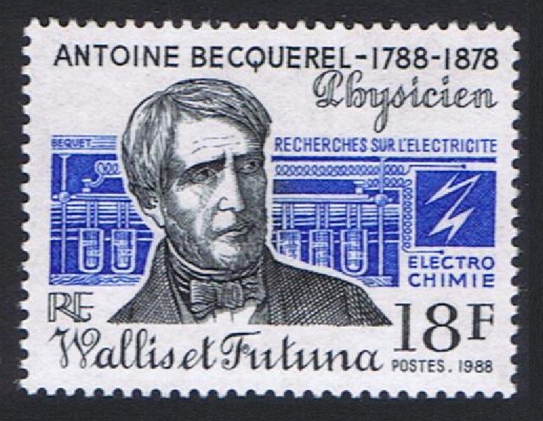 Wallis and Futuna Birth Bicentenary Of Antoine Cesar Becquerel SG#540 SC#378