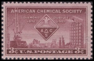 US 1002 American Chemical Society 3c single MNH 1951