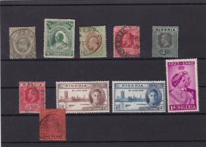 nigeria  mounted mint  and used stamps  ref r15231