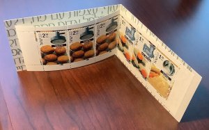 Israel 2000 Scott 1414a booklet MNH - Food: Couscous, Gefilte Fish & Falafel