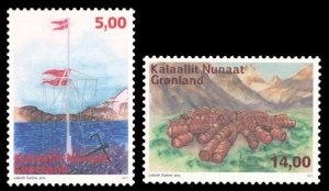 Greenland 2017 Scott #755-756 Mint Never Hinged