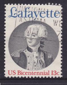 USA - #1716 - 1977 US Bi-Centenial Lafayette 13c -used