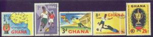 GHANA  61-65 USED 1959 SPORTS-SOCCER