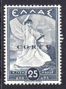 GREECE 408 SCARCE CORFU OVERPRINT OG NH U/M VF BEAUTIFUL GUM