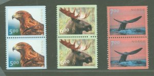 Norway #1253-1255  Single (Complete Set) (Fauna)