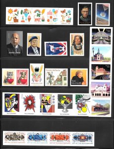 COMPLETE IMPERFORATE 2023 Commemorative (NO Die-Cut) Issues---Singles