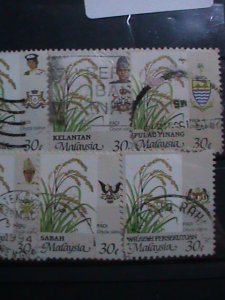 ​MALAYSIA STAMPS: 1986 SC#196 -VERY OLD  USED SETS STAMP. VERY RARE