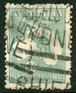 AUSTRALIA #10 FVF Used Issue - KANGAROO AND MAP - S7875