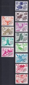 France 1977 / 1978, Precanceled Zodiac Signs, YVERT # 146/157 , VF-XF MNH**