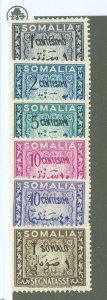 Somalia (Italian Somaliland) #J55-J60  Single (Complete Set)