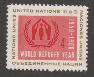 United Nations 75  MNH  UN World Refugee