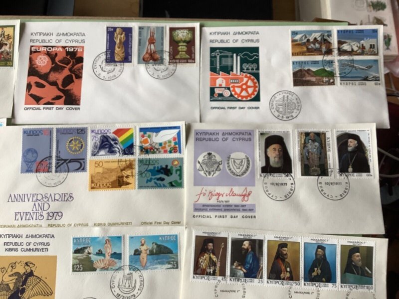 Cyprus first day covers 16 items Ref A1900