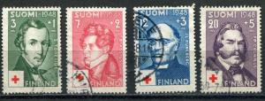 Finland SC# B87-90 Surtax for Red Cross set canceled