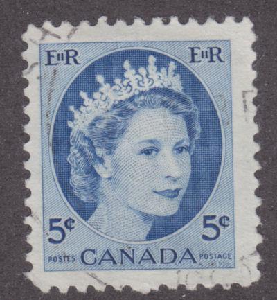 Canada 341 Queen Elizabeth II, Wilding Portrait 1954