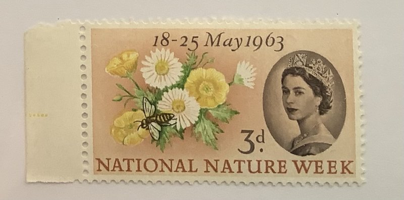 Great Britain 1963 Scott 393 MNH - 3p,  National Nature Week