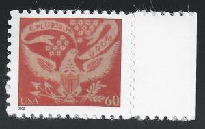 US #3646 60c Coverlet Eagle MNH