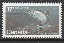 1980 Canada - Sc 853 - MNH VF - 1 single -Endangered Wildlife-Atlantic Whitefish