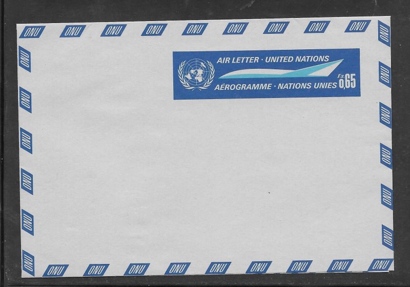 Just Fun Cover United Nations Geneva #UC1 Unused (my3029)