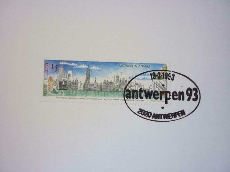 LA POSTE A ANVERS DEPUIS SES DEBUTS JUSQU'EN 1793 by COPPENS  + ANTWERP 93 STAMP