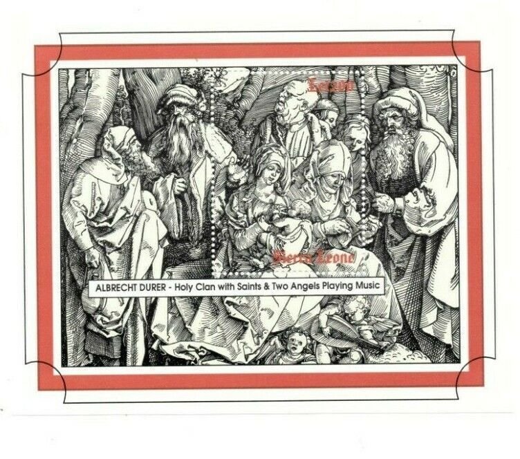 Sierra Leone 1993 - Christmas Artwork, Durer - Souvenir Sheet - Scott 1691 - MNH