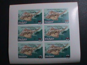 ​PABAY 1969 -EUROPA-EMERGENCY STRIKE POST-INTERNATIONAL MAIL-RARE-IMPERF-MNH