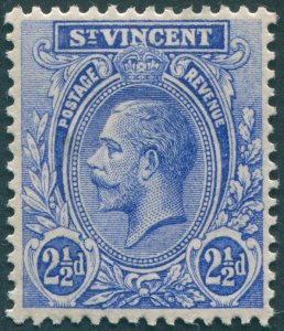 St Vincent 1913 2½d ultramarine SG111 unused