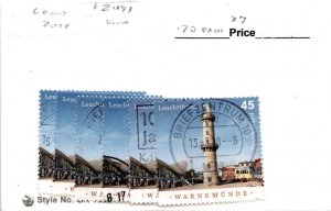 Germany, Postage Stamp, #2491 (6 Ea) Used, 2008 Lighthouse (AB)