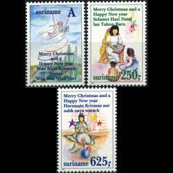 SURINAM 1994 - Scott# 991-3 Christmas Set of 3 NH