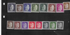 UKRAINE UNDER GERMAN OCCUPATION COLLECTION ALL MINT