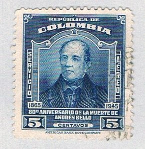 Colombia C145 Used Andres Bello 1956 (BP73618)