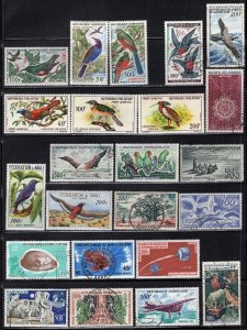 French Colonies Better Selection Most 1960's 90 Stamps Mint-Used CV$350