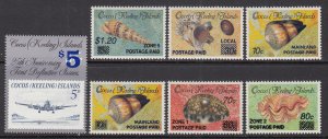 Cocos Keeling Islands 225-236 MNH VF