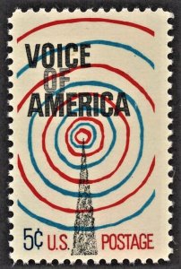 US 1329 MNH VF 5 Cent Voice of America