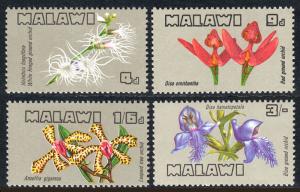 Malawi 114-117, MNH. Malawi Orchids, 1969