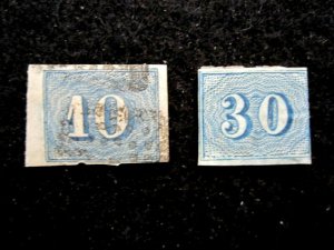 BRAZIL - SCOTT# 37-38 - USED - CAT VAL $74.50