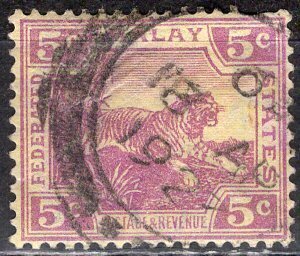 Malaya; 1928: Sc. # 58; Used Single Stamp