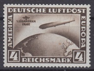 Germany 1930 Sc#C39 VAR Mi#439 XII rare Plateflaw mnh signed BPP (DR1776)