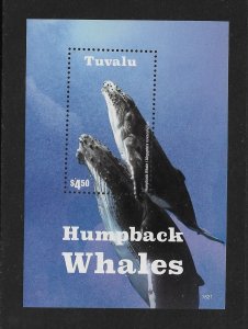 Tuvalu MNH S/S 1352 Humpback Whale 2015