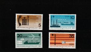 Germany DDR  Scott#  2319-22  MNH