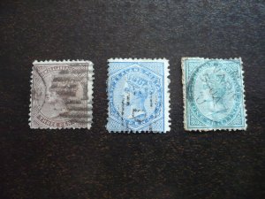 Stamps - New Zealand - Scott# 53,55,56 - Used Part Set of 3 Stamps