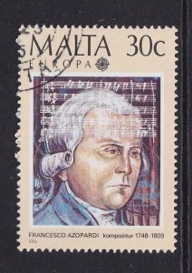 Malta   #661  cancelled  1985  Europa 30c  Azopardi