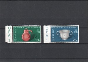 Guernsey 1976 - Europa: Handicrafts - MNH Set - SG 139-140