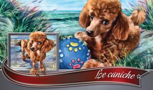 TOGO - 2016 - Dogs : Poodles - Perf S/Sheet - MNH