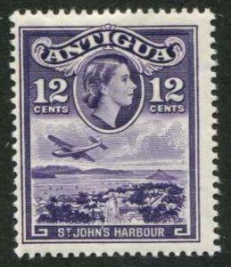 Antigua SC# 115 QEII St John's Harbor 12c MH