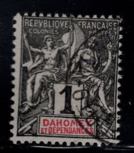 Dahomey Scott 1 Used Genuine stamp