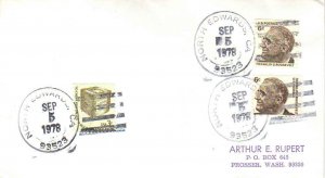 United States California North Edwards 93523 1978 4-bar  Philatelic.