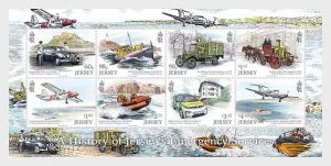 Jersey  - Postfris/MNH - Sheet Emergency Services 2023