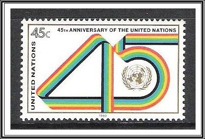 UN New York #578 45th Anniversary MNH