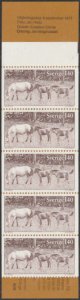 Sweden 1214a MNH Complete Unexploded Bookletcv $4.50